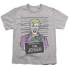 Boys' Short Sleeve Batman the Joker Mugshot T-Shirt - 2 of 4