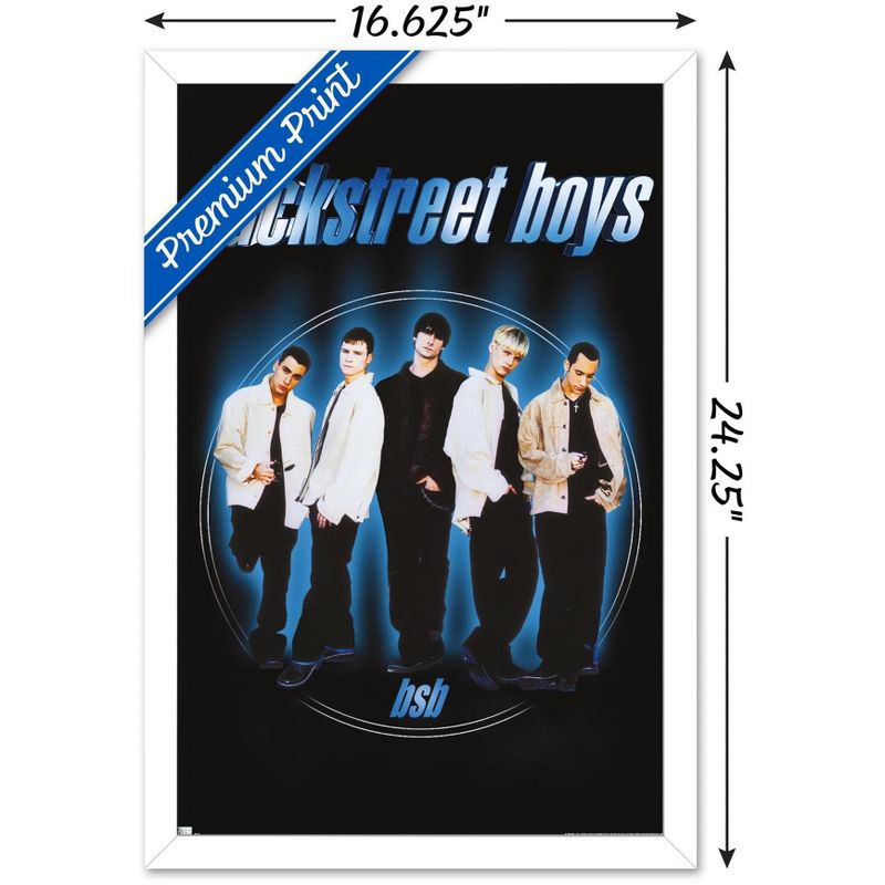 Trends International Backstreet Boys - Circle Framed Wall Poster Prints, 3 of 7