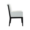 Meridian Furniture,Gwendolyn Vegan Leather Dining Arm Chair - 4 of 4