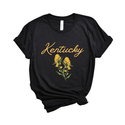 Simply Sage Market Women's Kentucky Flower Colorful Short Sleeve Graphic Tee