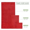 BAGOKIE 100% Turkish Cotton Corduroy Ribbed Bath Towels 6-Piece Set - 3 of 4