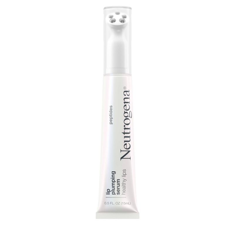 Neutrogena Healthy Lips Plumping Serum with Peptides to Promotes the Appearance of Naturally Fuller and Plumper - Looking Lips - 0.5 fl oz, 1 of 7