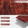 Modern Abstract Washable Rug - Thin Foldable Non-Slip TPR Backing Soft Low Pile Non-Shedding Carpet for Living Room Bedroom Minimalist Floor Mat - 3 of 4