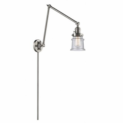Canton - 1 Light Double Extension Swing Arm Wall Sconce In Industrial Style-30 Inches Tall and 8 Inches Wide