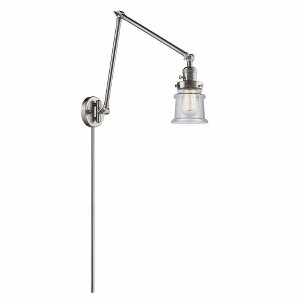 Canton - 1 Light Double Extension Swing Arm Wall Sconce In Industrial Style-30 Inches Tall and 8 Inches Wide - 1 of 1