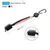 Unique Bargains Golf Tools with Cleaning Nails 2ft Retractable Lanyard Double Head Golf Club Brushes 2 Pcs - 2 of 4