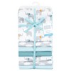 Little Treasure Hudson Baby Cotton Poly Flannel Receiving Blankets 7Pk Multipack - 2 of 2