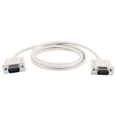 Unique Bargains 53in RS232 DB9 9 Pin Male to VGA Video 15 Pin Male Cable Computer Wire Adapter