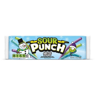 Sour Punch Holiday Arctic Straws - 3.7oz