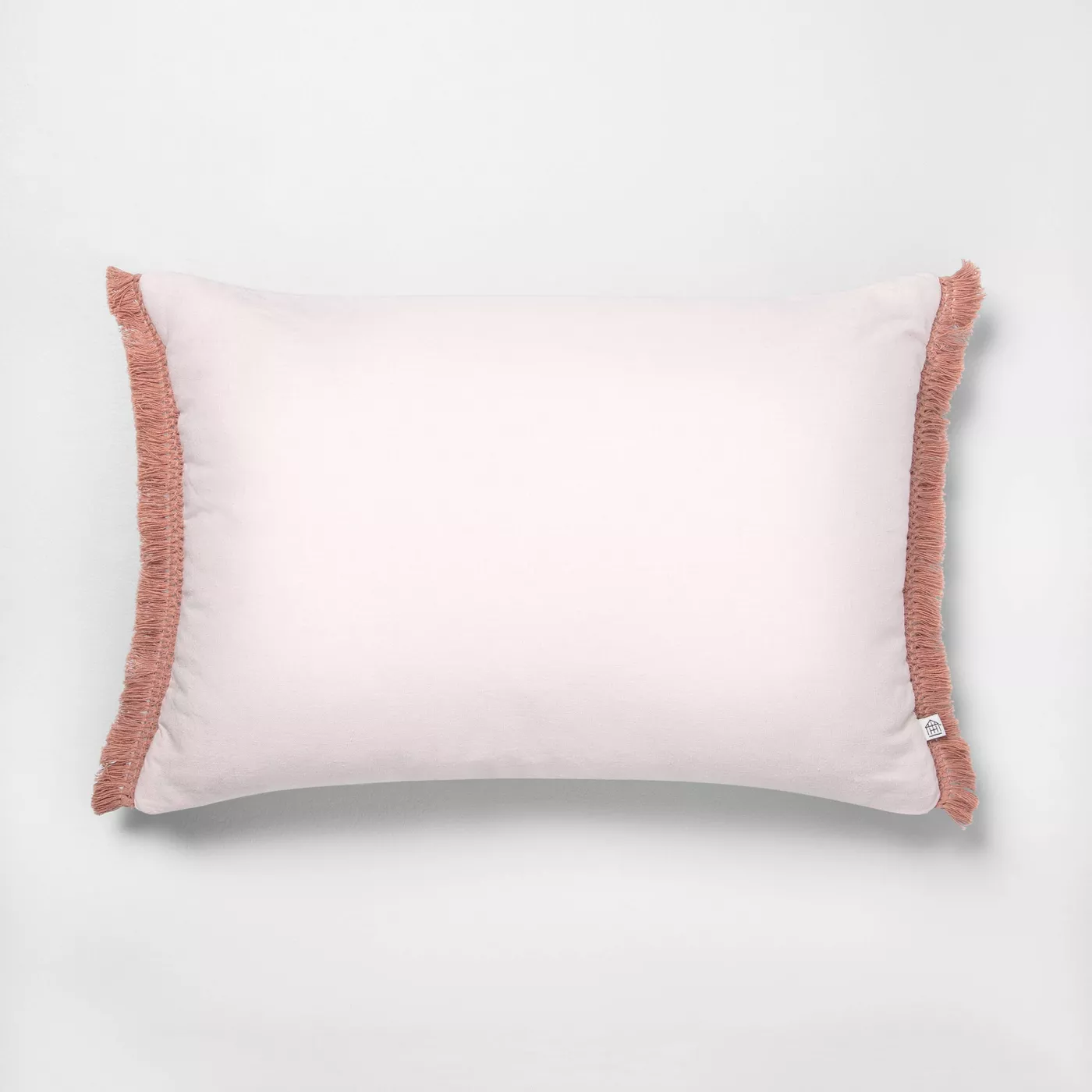 Fringe Throw Pillow Dusty Pink - Hearth & Hand™ with Magnolia - image 1 of 4