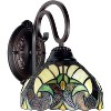 Chloe Lighting Liaison Victorian-Style 1-Light Wall Sconce 8" Shade - 2 of 4