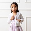 Hope & Henry Girls'  Long Sleeve Scallop Detail Cardigan Sweater, Kids - 2 of 4