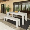 Modern Outdoor Solid Wood Table, 72" - 4 of 4