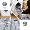 Acekool 2x6 Runner Rug - Washable Non-Slip Kitchen Carpet in Grey - 4 of 4