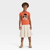 Girls' Short Sleeve Girl Growing and Blooming T-Shirt - Cat & Jack™ Burnt Orange - 4 of 4