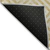Gold Beige And Ivory Geometric Washable Indoor Outdoor Area Rug - 4 of 4