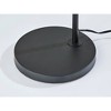 Adesso Tahoma Floor Lamp Black: Modern Metal Lighting with Polyester Drum Shade, UL Listed - 3 of 4