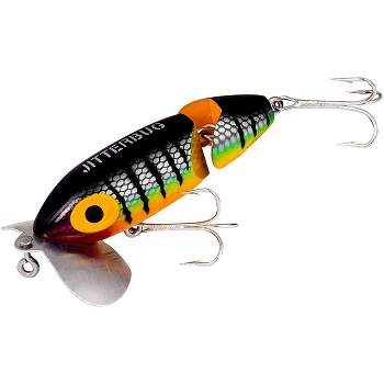 Arbogast Jitterbug Clicker 1/4 Oz. Topwater Fishing Lure - Black