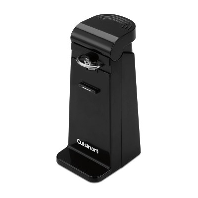 Black Electric Side-Cut Can Opener with Magnet
