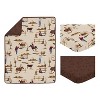 Sweet Jojo Designs Boy Baby Mini Crib Bedding Set - Wild West Cowboy Multicolor 3pc - 3 of 4