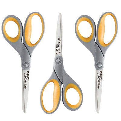 Westcott Titanium Bonded 8" Titanium Multi-Purpose/Heavy Duty Scissors 24395089