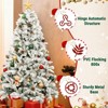 6/7FT Christmas Tree，Easy Setup & Foldable Metal Stand for Home/Office - 3 of 4