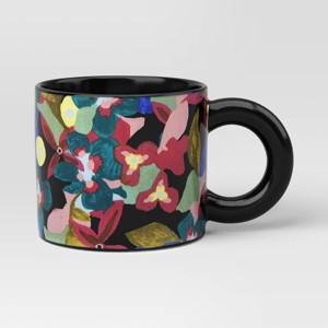 16oz Stoneware Vintage Floral Print Mug - Room Essentials™ - 1 of 3