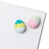 Yoobi 2pk Eraser 3D Easter Eggs - 2 of 4