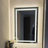 20-55in Oversize Led Dual Illuminated Bathroom Mirror Wall Mounted Antifog Vanity Mirror, Wall Decor Mirror - 3 of 4