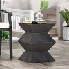 VYNXARIA Outdoor Lightweight Concrete Side Table,Copper - 4 of 4