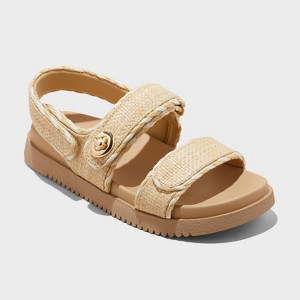 Women's Tilly Platform Footbed Sandals - A New Day™ - 1 of 4
