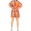 LA LEELA Women's Beachwear Halloween Dress Summer Swim Beach Cover Ups for Swimwear Women Swimsuit Coverups for Women X-Large-XX-Large Orange, Hearts - 4 of 4