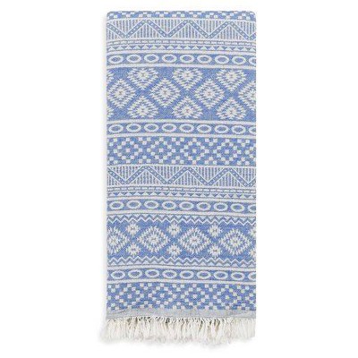 Set Of 2 Fun In Paradise Pestemal Beach/hand Towels Dark Blue - Linum Home  Textiles : Target