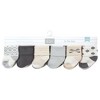 Hudson Baby Cotton Rich Newborn and Terry Socks, Gray Arrows 12Pk - 2 of 4