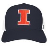 University Of Illinois Team Logo Cotton Twill Trucker Cap Navy OS - 2 of 4