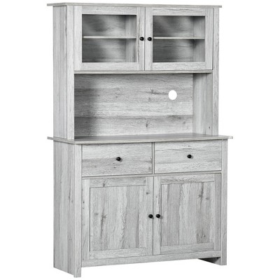 NicBex 63.5 Inch Kitchen Pantry Storage Cabinet with 4 Doors and 2 Drawers for Dining Room,Bathroom,Kitchen