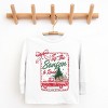 Tis The Season To Read Red Truck - Youth Long Sleeve Graphic T-Shirt - 2 of 4