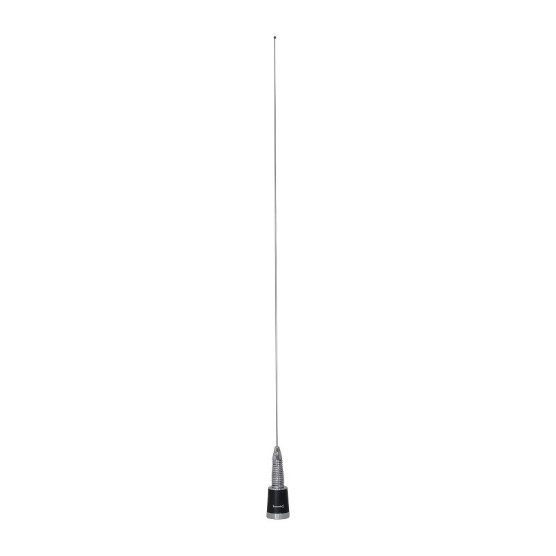 Browning® 200-Watt Pretuned Wide-Band 144 MHz to 174 MHz 2.4-dBd-Gain VHF Silver Antenna with Spring and NMO Mounting, 2 of 10