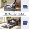 MAXYOYO Convertible Sofa Bed, Pull Out Loveseat Sleeper Sofa, 2 in 1 Folding Couch Bed - 4 of 4