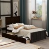 ALEXOUN Twin Bed,Wood Platform Bed Frame with Headboard and Footboard Captain Bed for Boys,Girls,Kids, Teens - 2 of 4