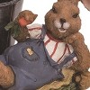 Transpac Resin 5 in. Multicolor Easter Bunny Garden Egg Holder Figurine - 3 of 3