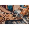 NFL New England Patriots Delio Acacia Wood Cheese Cutting Board and Tool Set - 4 of 4
