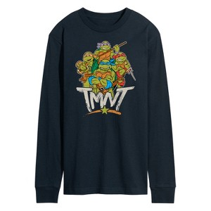 Men's - Teenage Mutant Ninja Turtles - Rebel Road Group Long Sleeve Graphic T-Shirt - 1 of 4