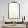 Lilbeth Beaded Arch Wall Decor Mirror Gold - Madison Park: Vintage-Inspired, Resin Details, MDF Frame - 3 of 4