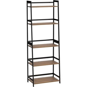 LunaLulinlk Industrial Modern Storage Shelves, Small Desk Organizer for Bedroom Storage, Home Office Book Stand,Living Room,Balcony,Kitchen Shelf - 1 of 4
