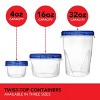 Stock Your Home 16-oz Plastic Containers with Twist Top Lids (10 Pack) - 4 of 4