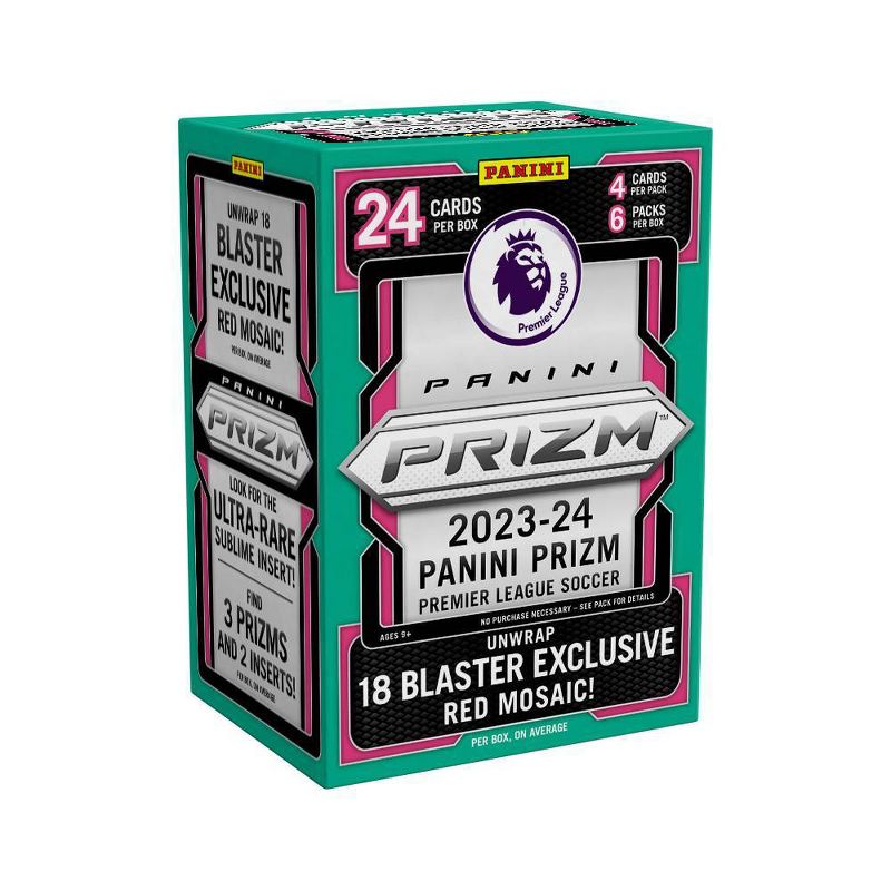 2023-24 Panini Premier League Prizm Soccer Trading Card Blaster Box, 1 of 4