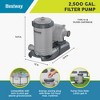 Bestway 58392E Flowclear 2500 GPH Above Ground Swimming Pool Water Filter Pump - 2 of 4