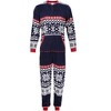 Fruit of the Loom Men’s Holiday Fleece Union Suit Pajamas, One-Piece Zip Front - 4 of 4