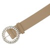 INSPIRE CHIC Women's Rhinestones Pearl Buckle Fashion Sweet Belts - 2 of 4